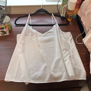 Super cute white tank top